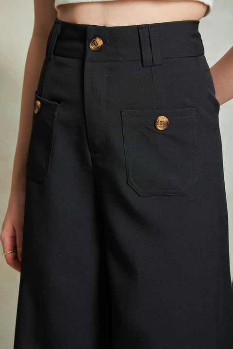 Twill Straight Fit Trousers for Women – Tailored Comfort with Classic Elegance