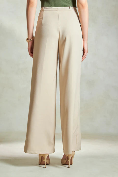 Premium Twill Straight Fit Trousers for Women – All-Day Comfort with Tailored Style