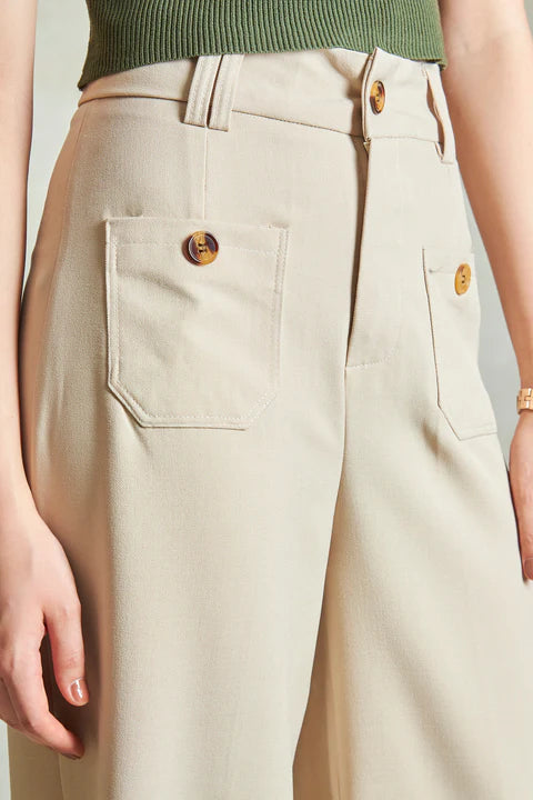 Premium Twill Straight Fit Trousers for Women – All-Day Comfort with Tailored Style