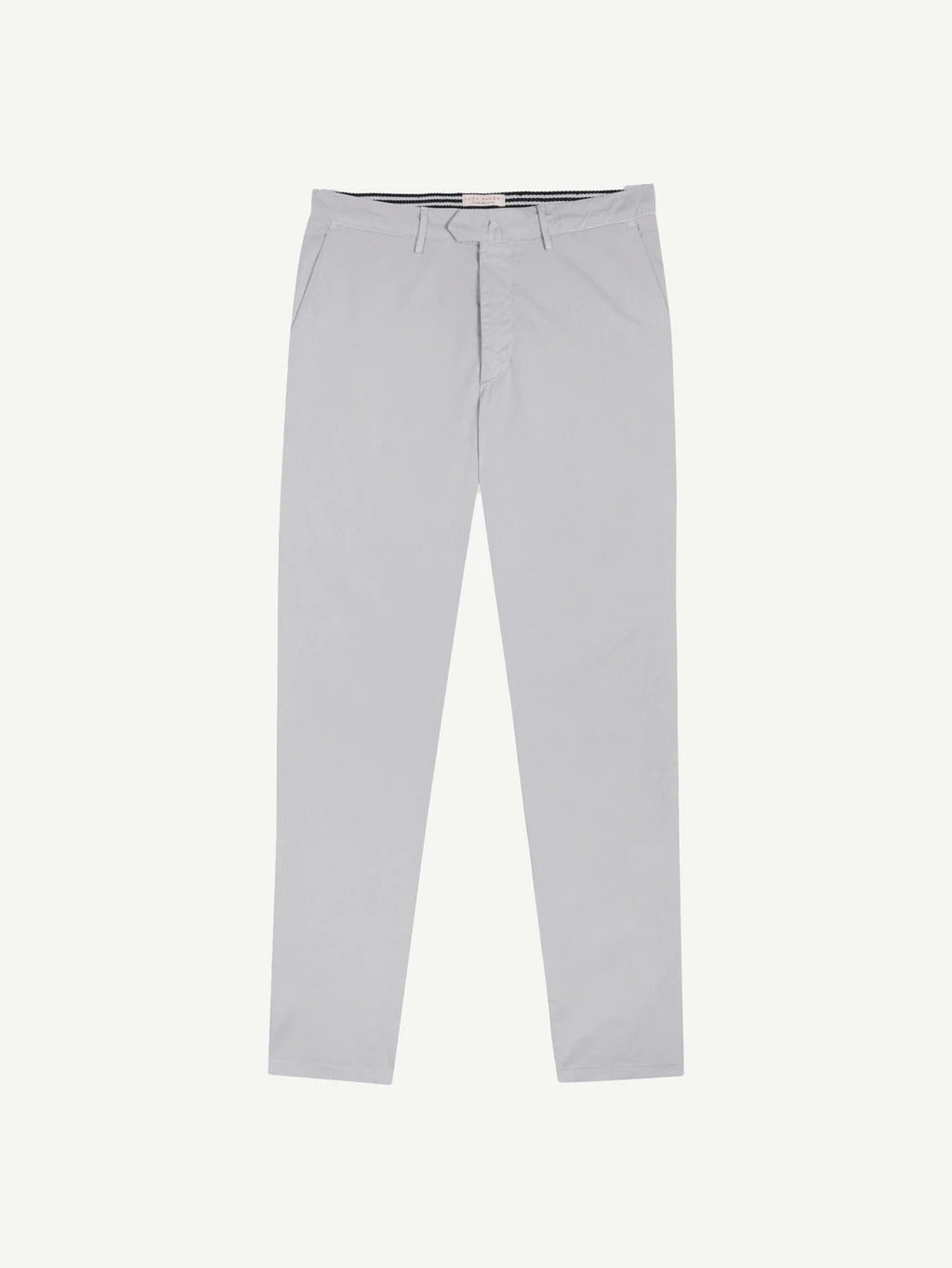 Men's Light Grey Cotton Chinos – Lightweight, Breathable Trousers for Smart Casual Looks