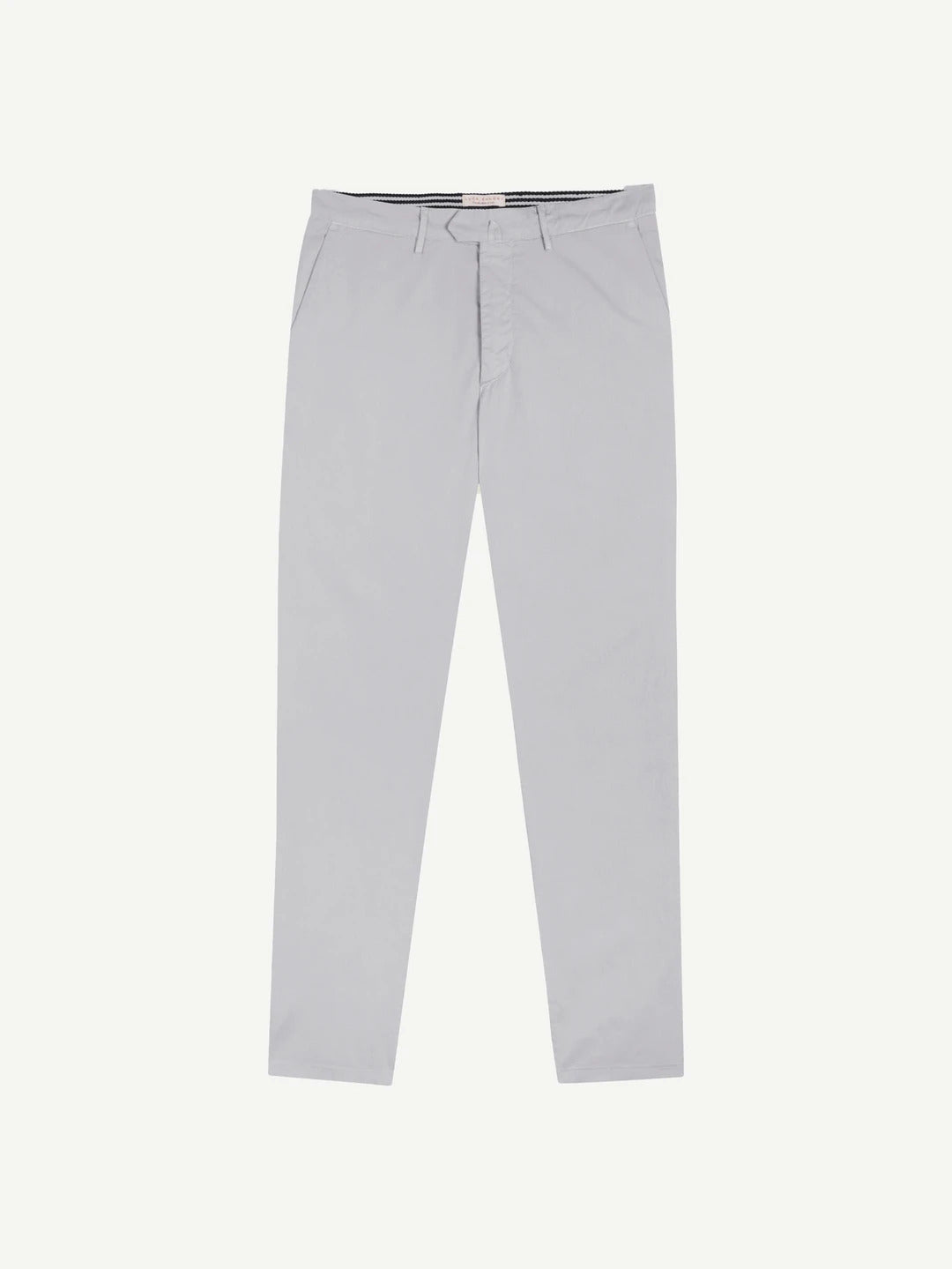 Men's Light Grey Cotton Chinos – Lightweight, Breathable Trousers for Smart Casual Looks