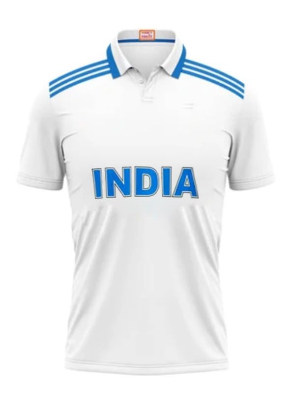 India Cricket Test 2025 Jersey Virat Kohli for (Kids,Boys,Men)