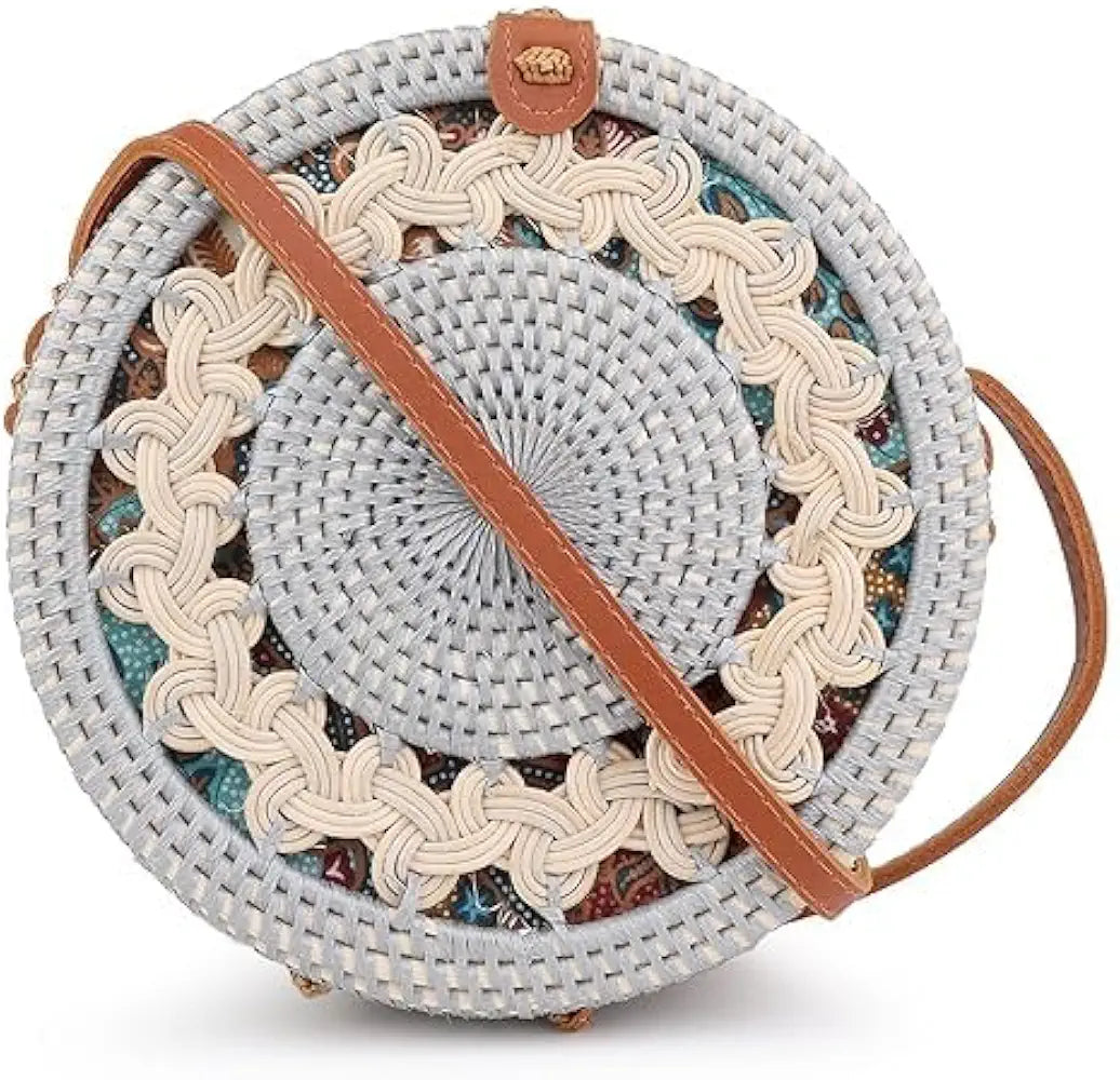 Belle Mode Multicolour Circle Boho Crossbody Bohemian Shoulder Bag for Women