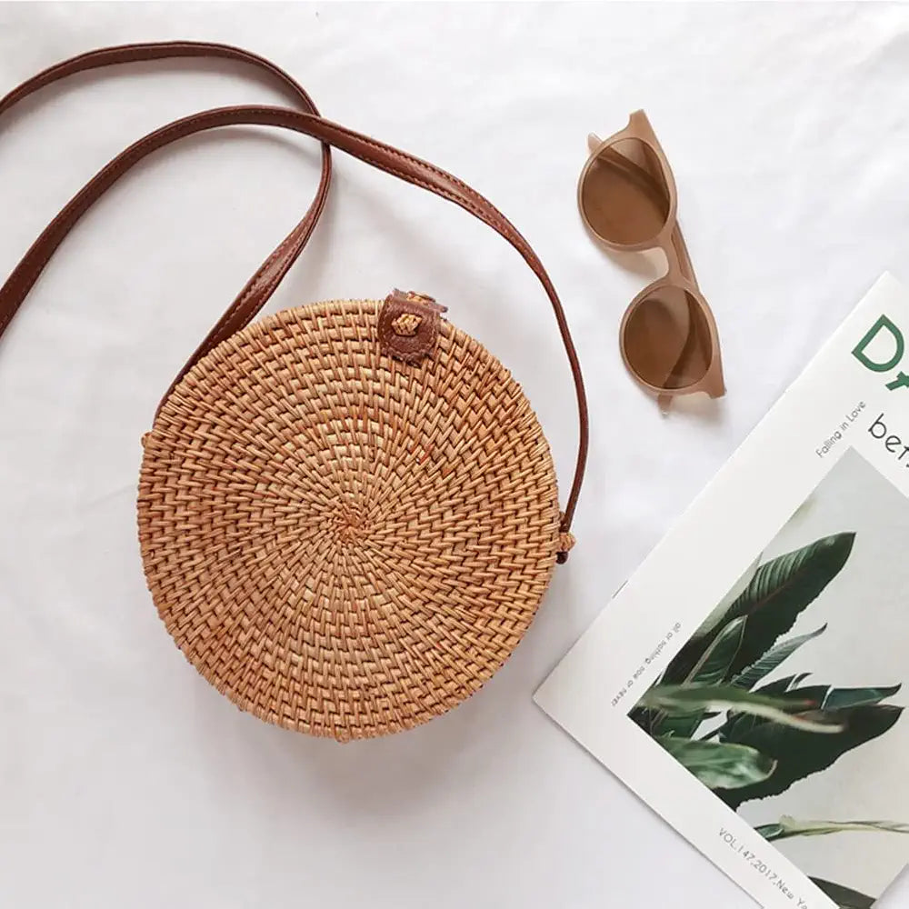 Belle Mode Circle Boho Crossbody Bohemian Shoulder Bag for Women