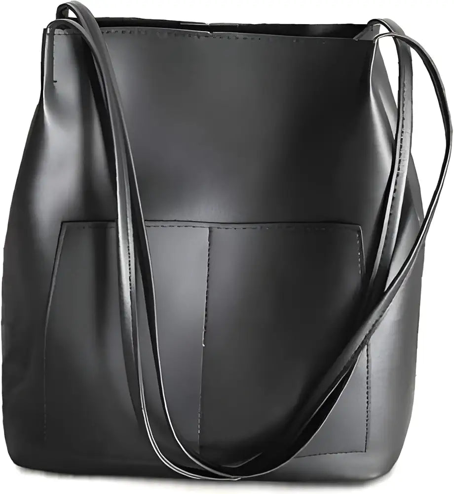 Belle Mode Leather Bag with Totebag College bag for Women