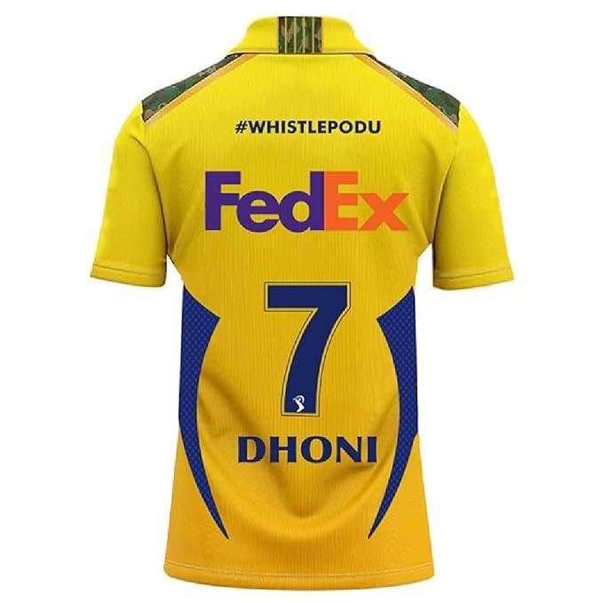 CSK Jersey 2025 Half Sleeve for Men and Boys