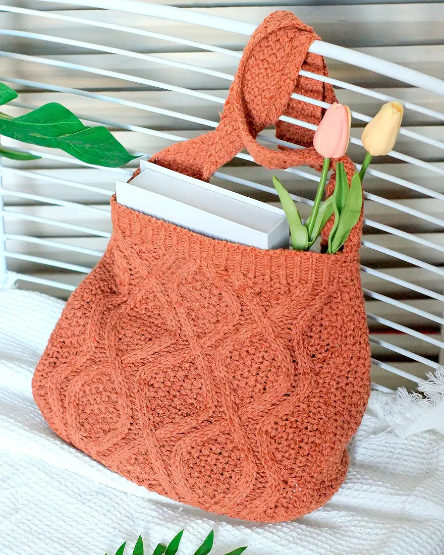 Belle Mode Shoulder Crochet  Tote Vag for Women