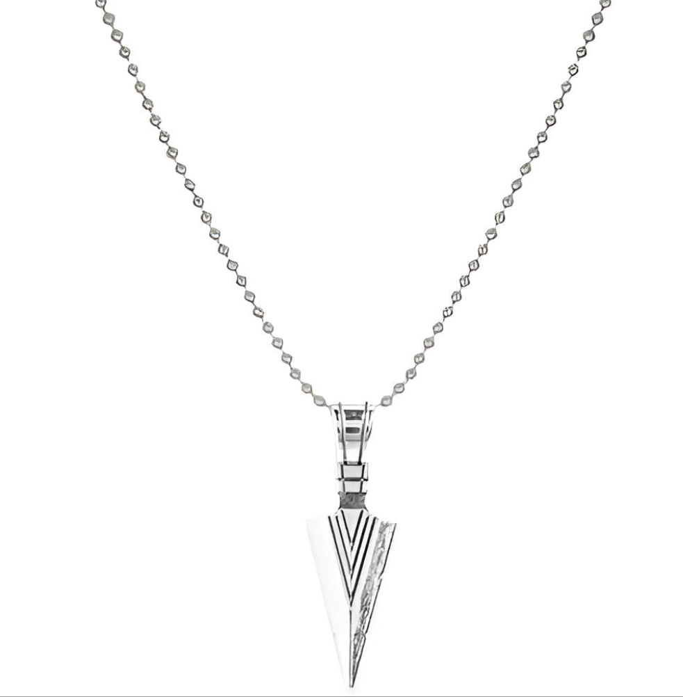 Saizen Arrow Silver Locket Pendant