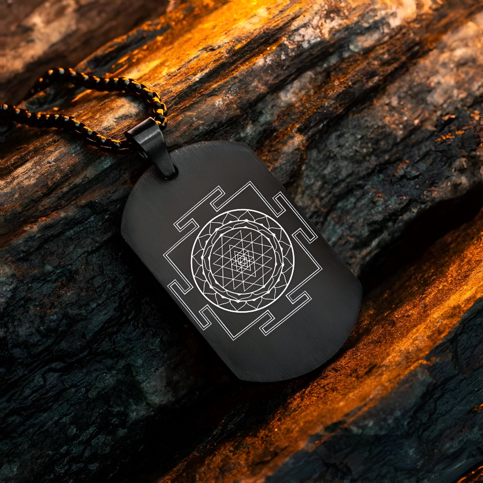 Prosperity Shree Yantra Chain Necklace