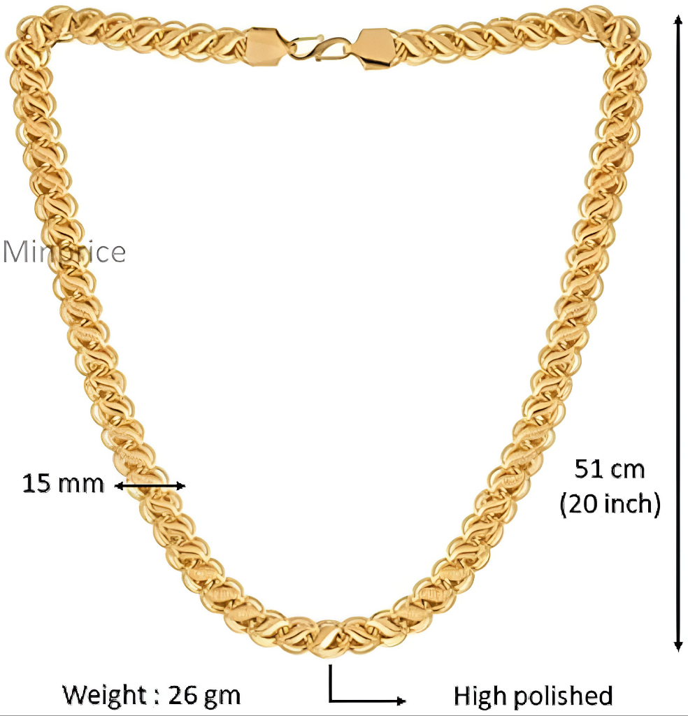Brass Gold Plated Chain