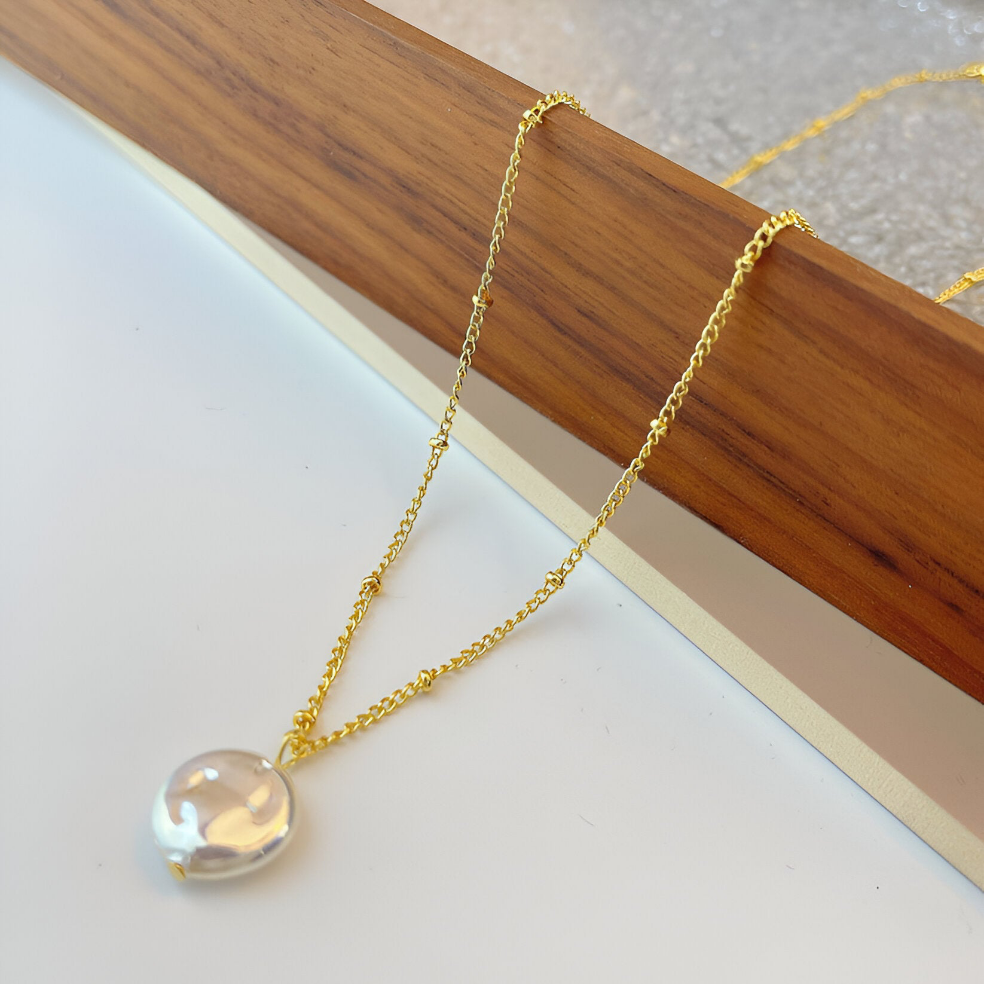 Vintage Fashion Simple Gold-plate Snake Chain