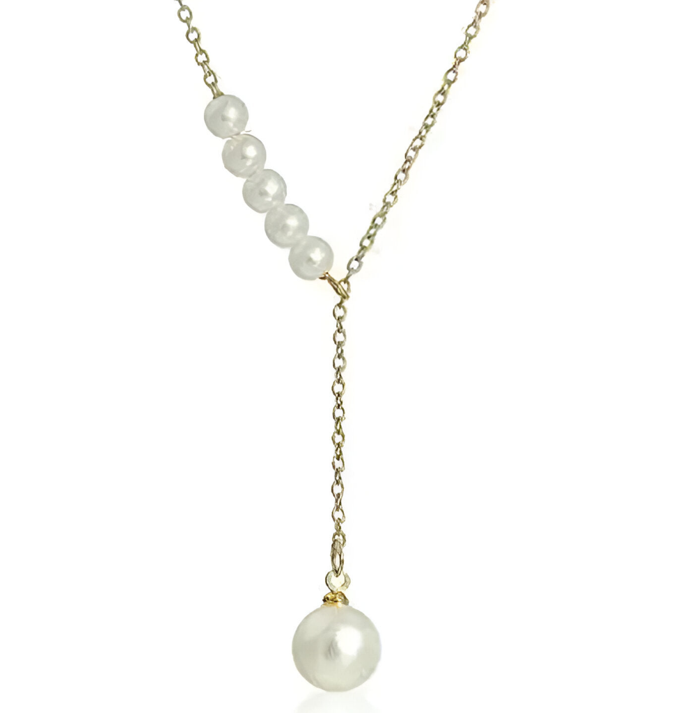 Eira Pearl Gold Plated Necklace