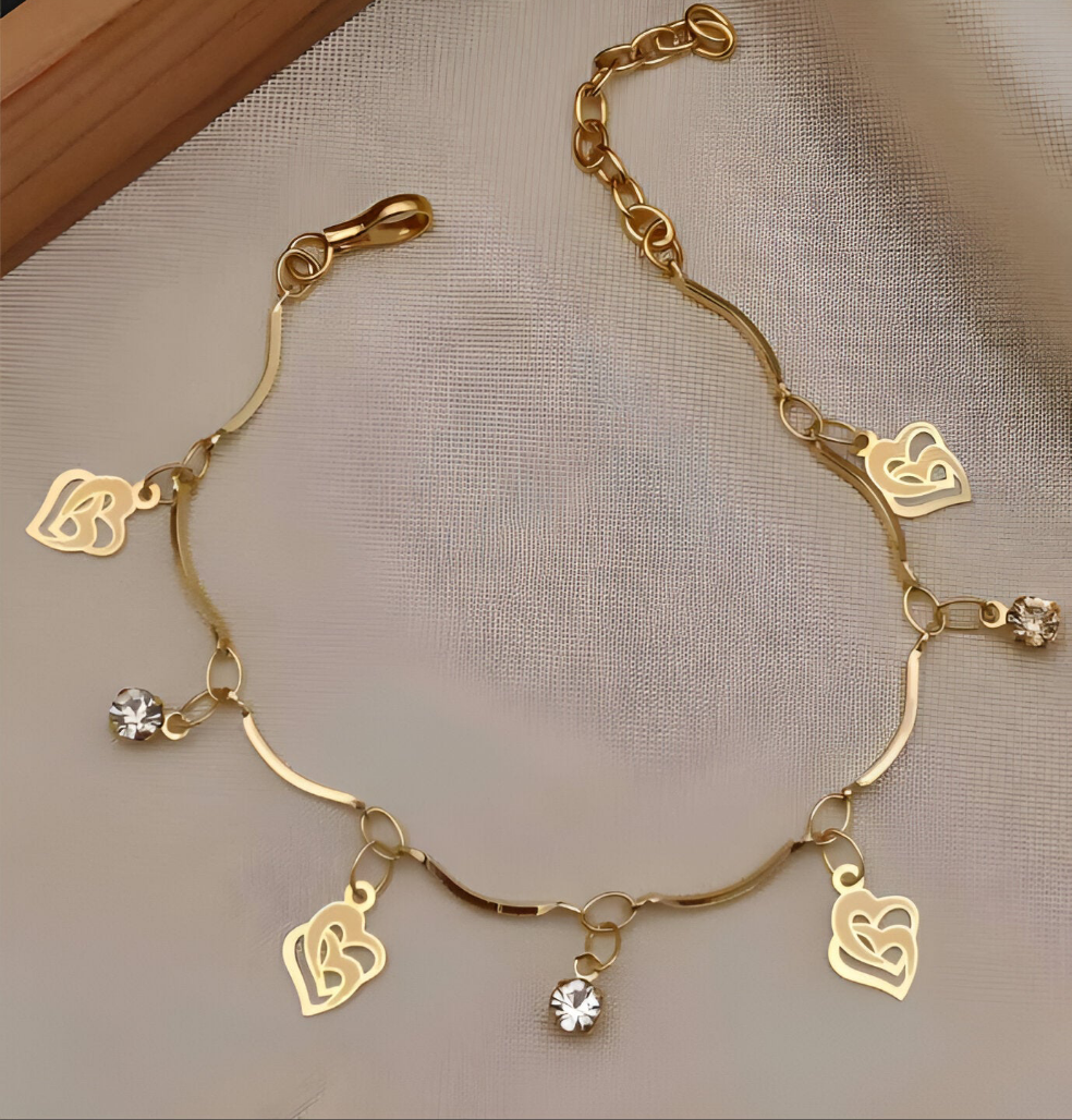 Lova Heart Gold Plated Bracelet
