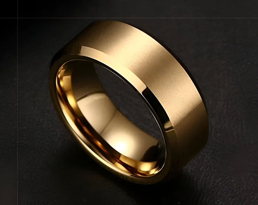 Gold Stainless Steel Ring