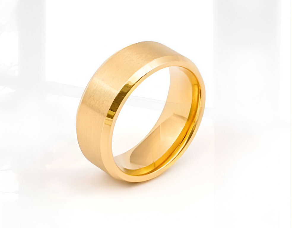 Gold Stainless Steel Ring