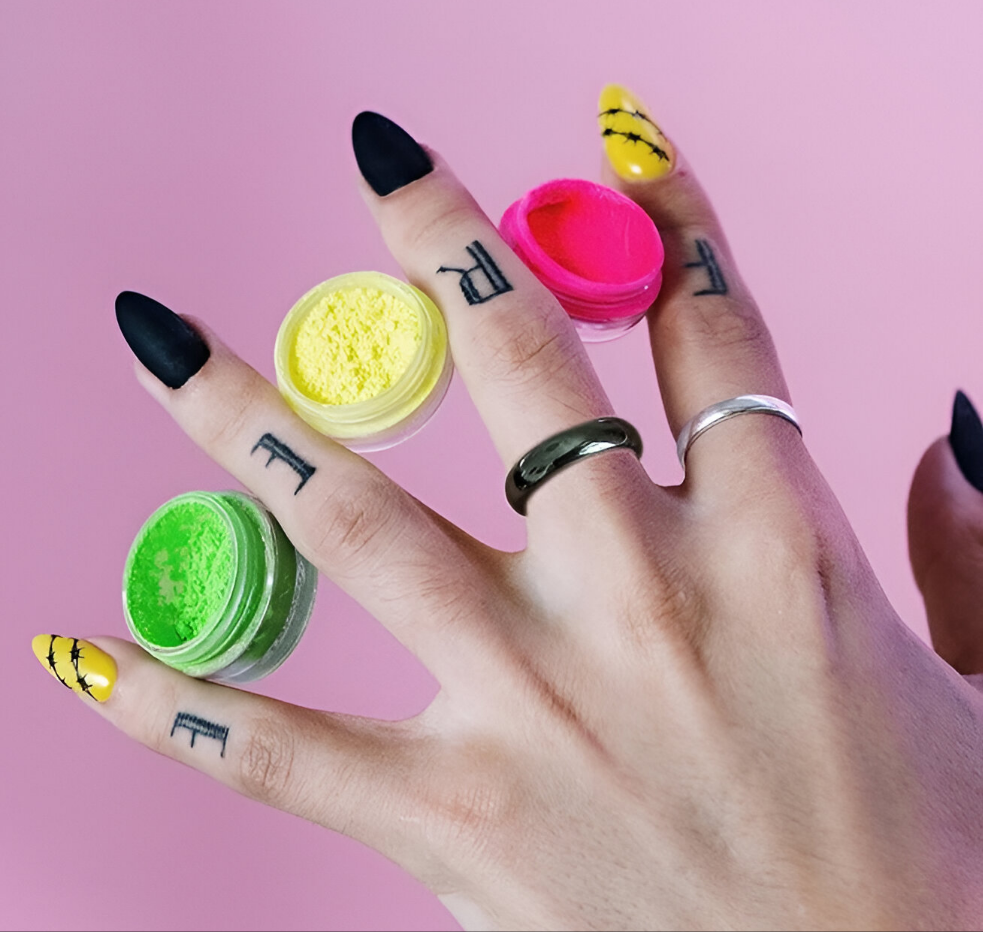 Rings for Women Men Unisex Black Rings Anxiety Balance Stone