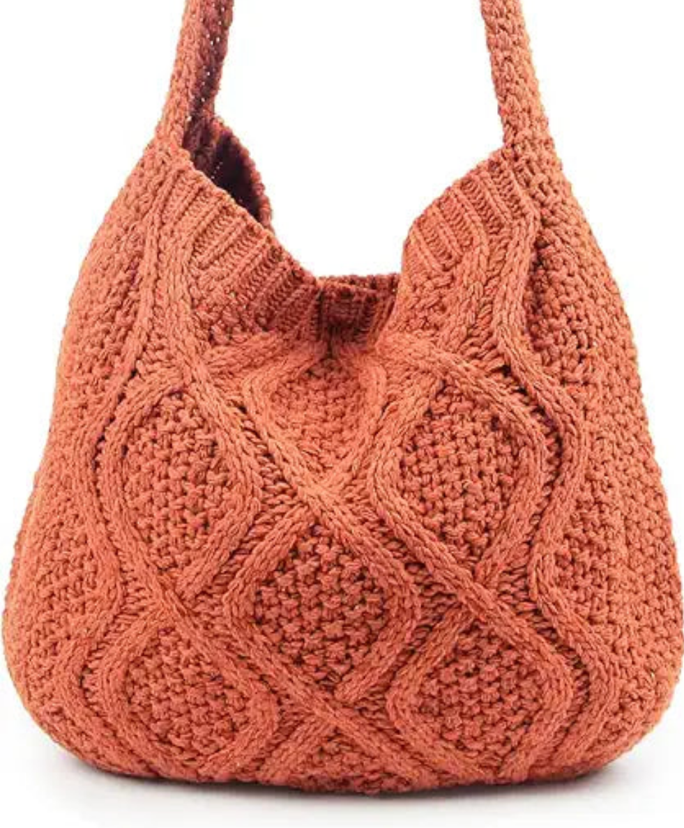 Belle Mode Shoulder Crochet  Tote Vag for Women