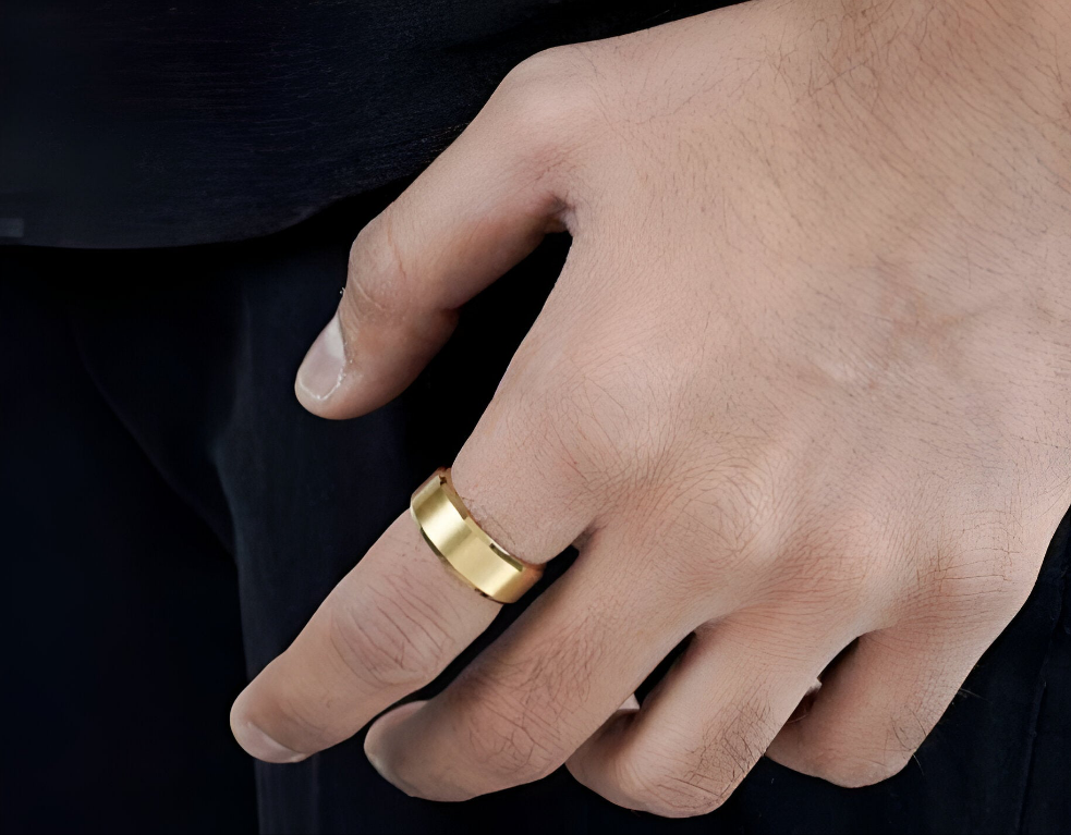 Gold Stainless Steel Ring
