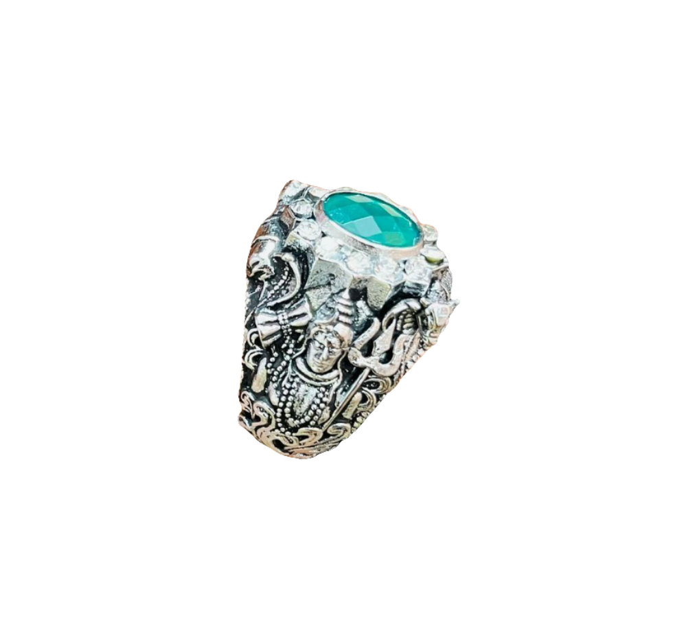 Lord Shiva Silver Ring