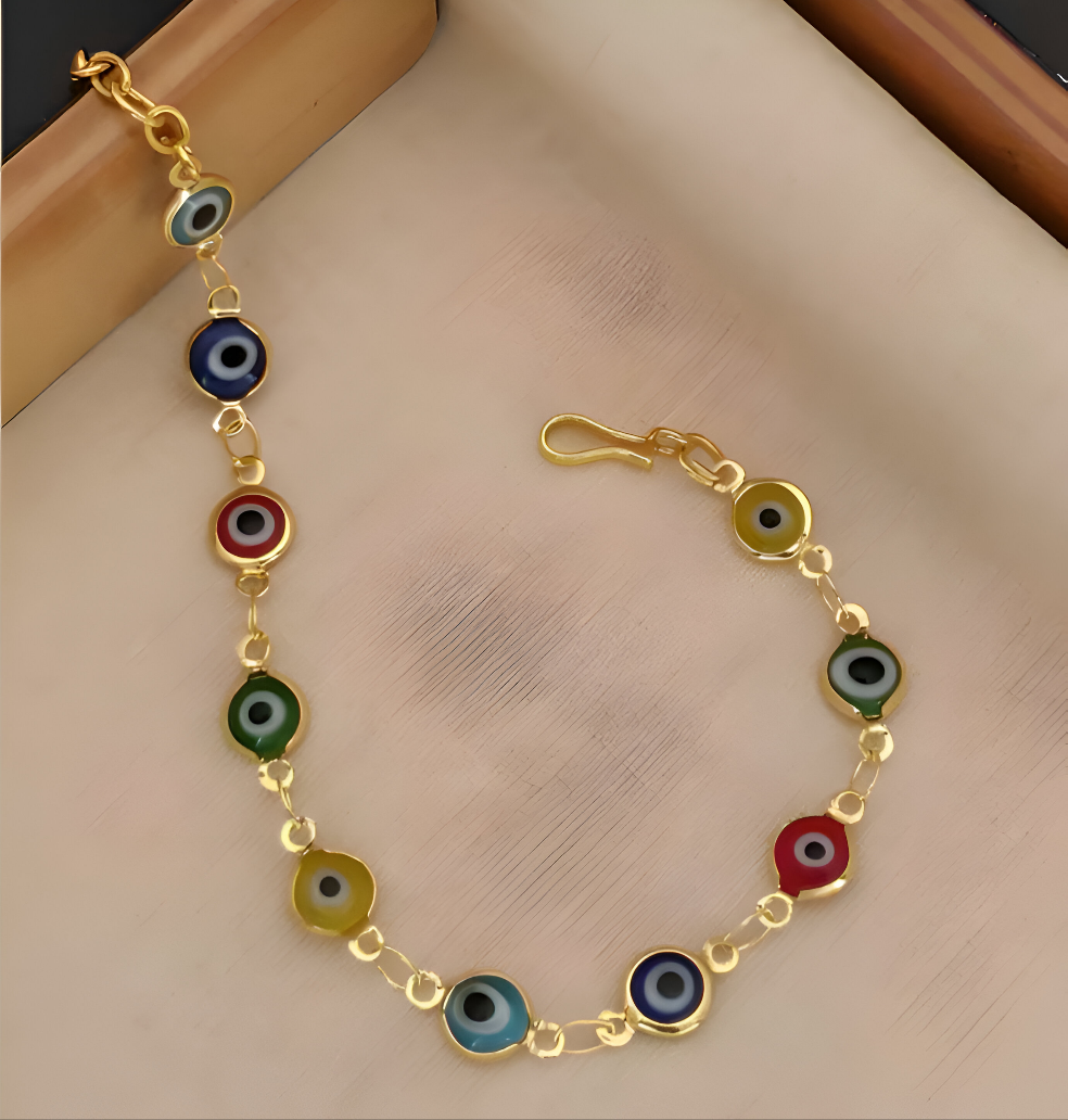 Evil Eye Gold Plated Bracelet