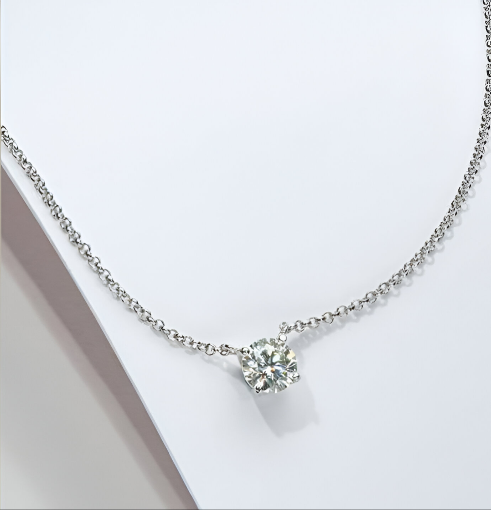 Stone Silver Necklace