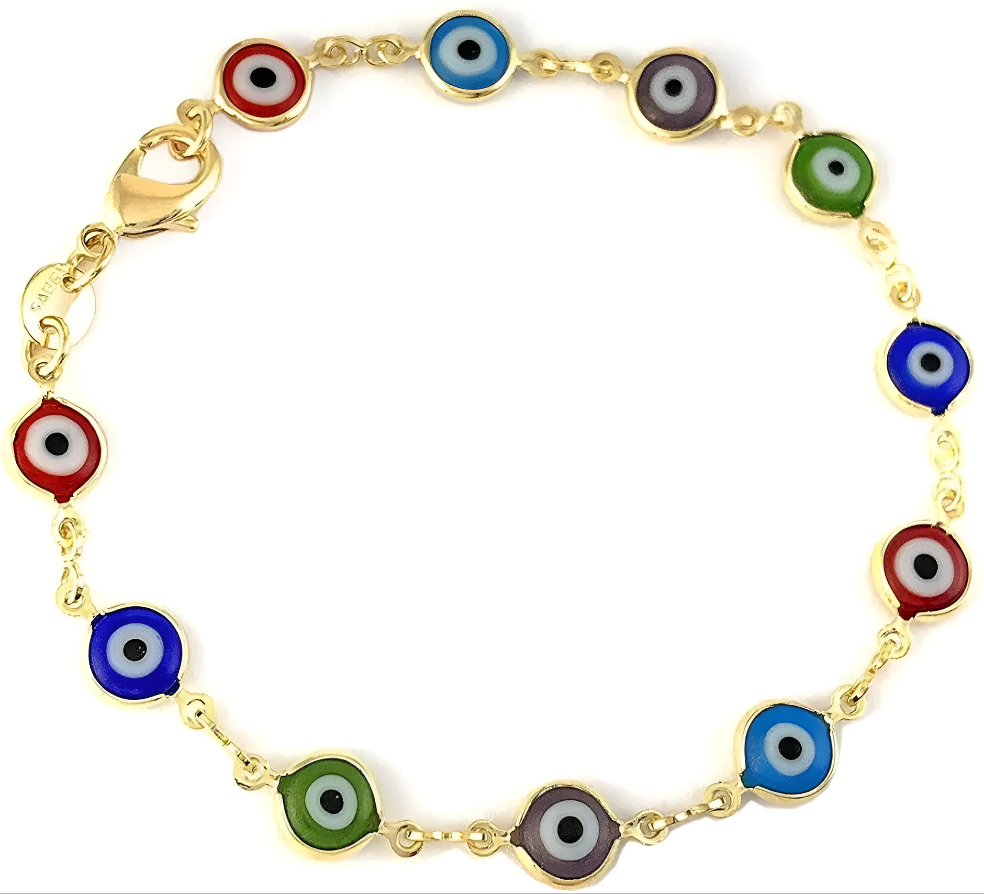 Evil Eye Gold Plated Bracelet