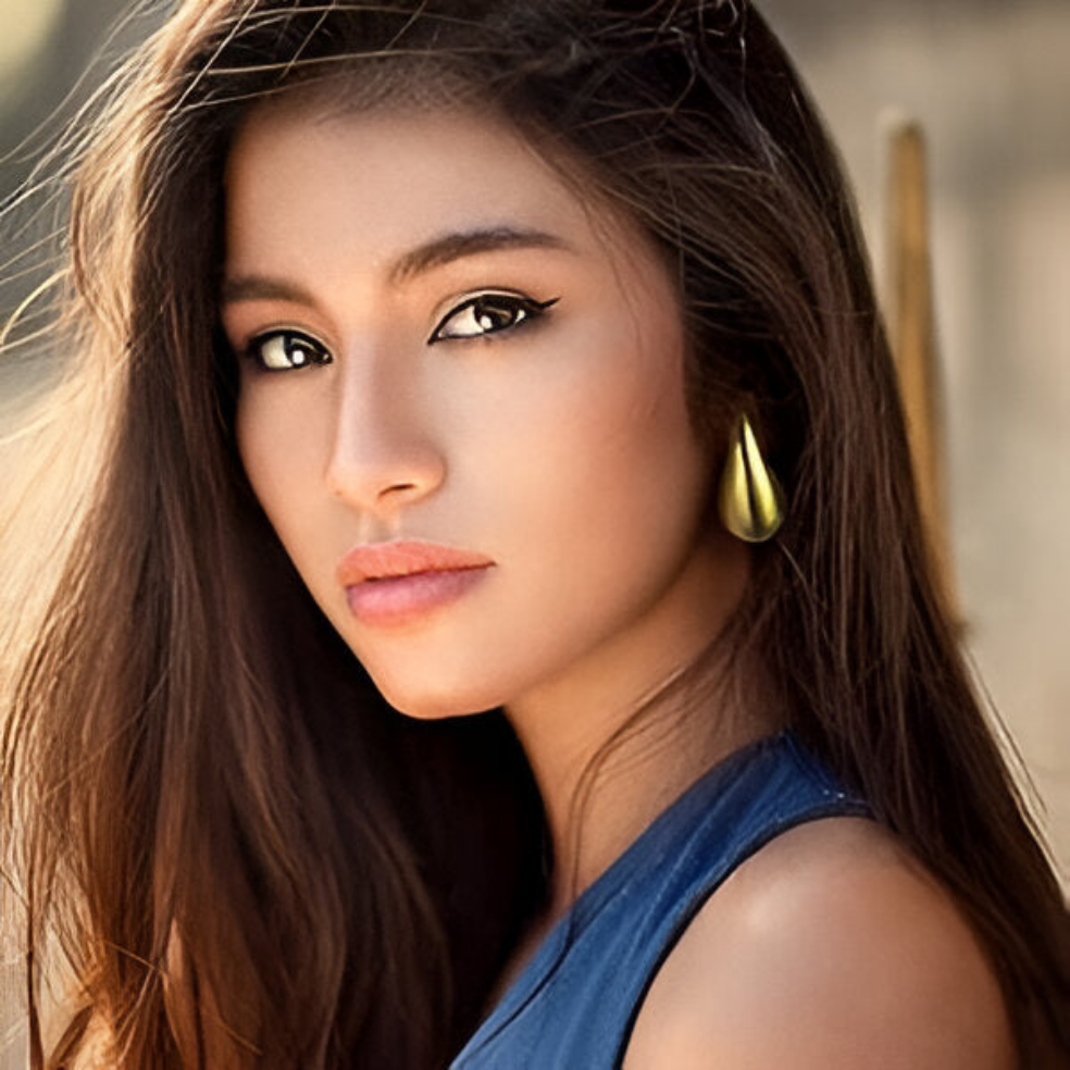 Teardrop Gold Plated Earrings