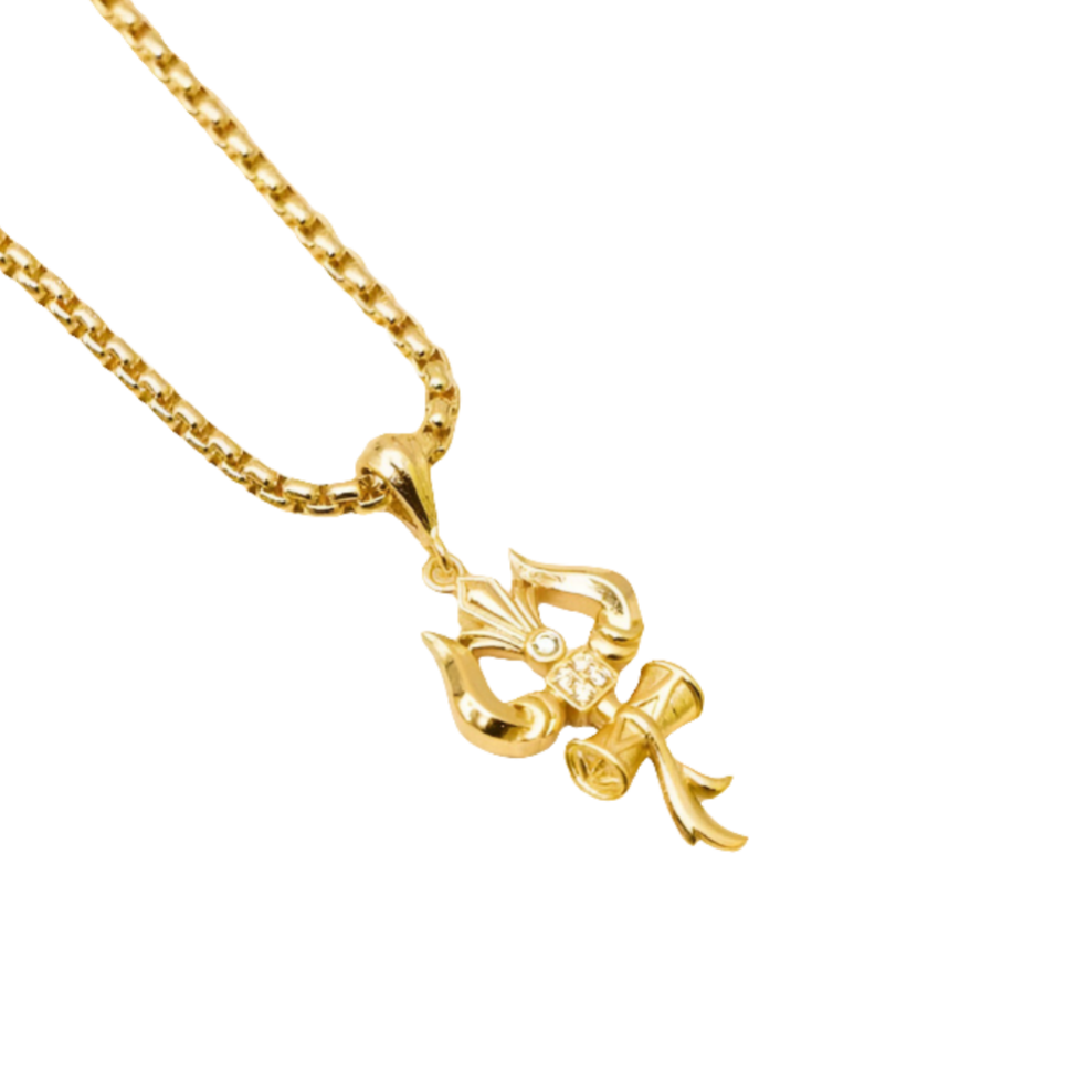 Trishul Pendant With Chain