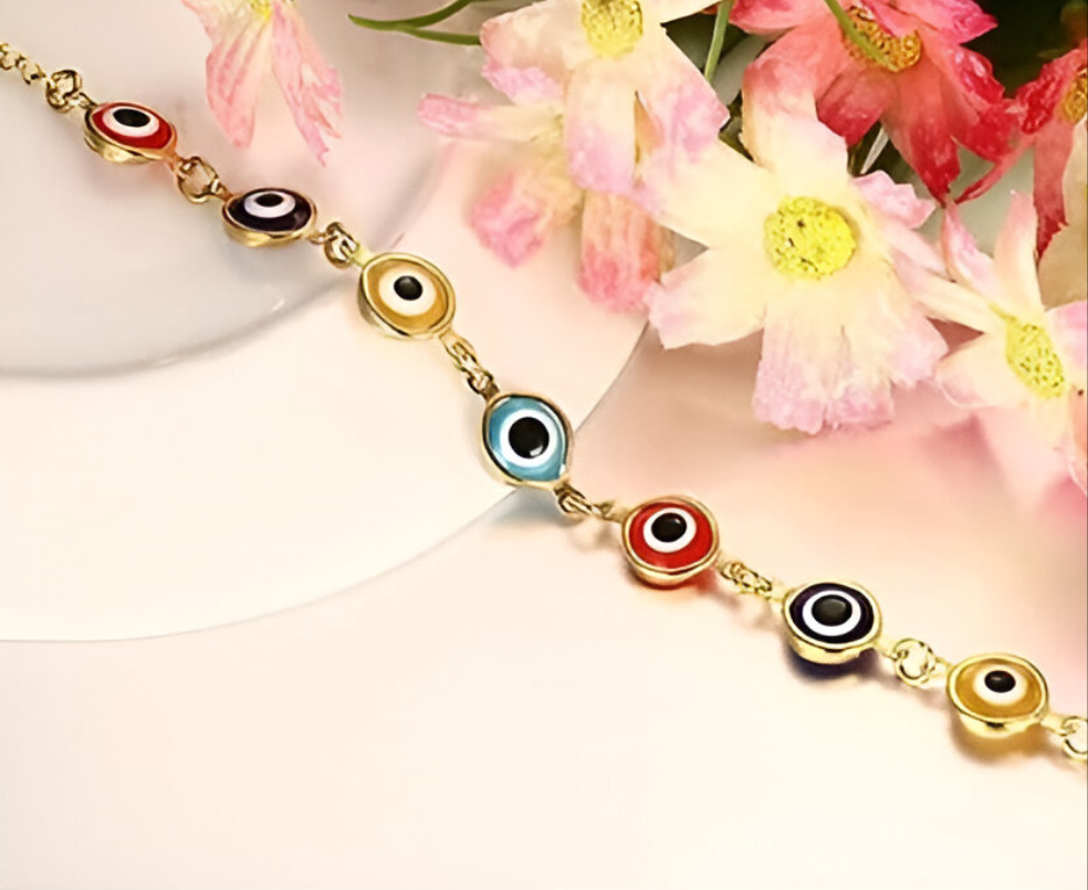 Evil Eye Gold Plated Bracelet