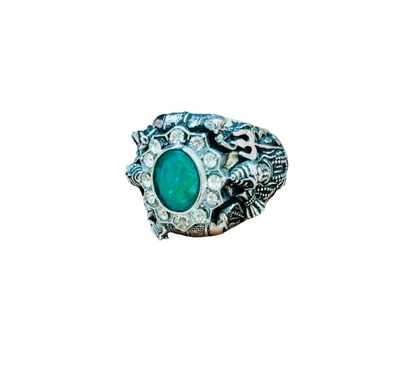 Lord Shiva Silver Ring