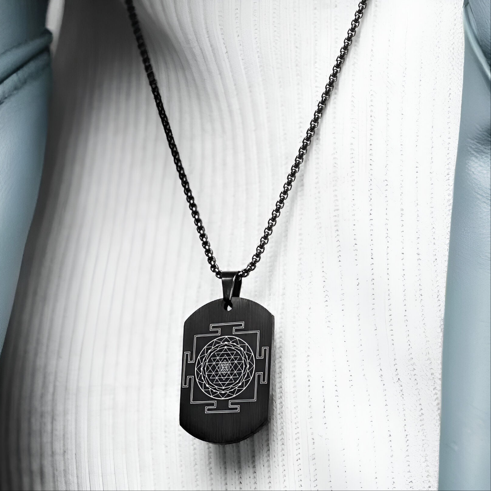 Prosperity Shree Yantra Chain Necklace