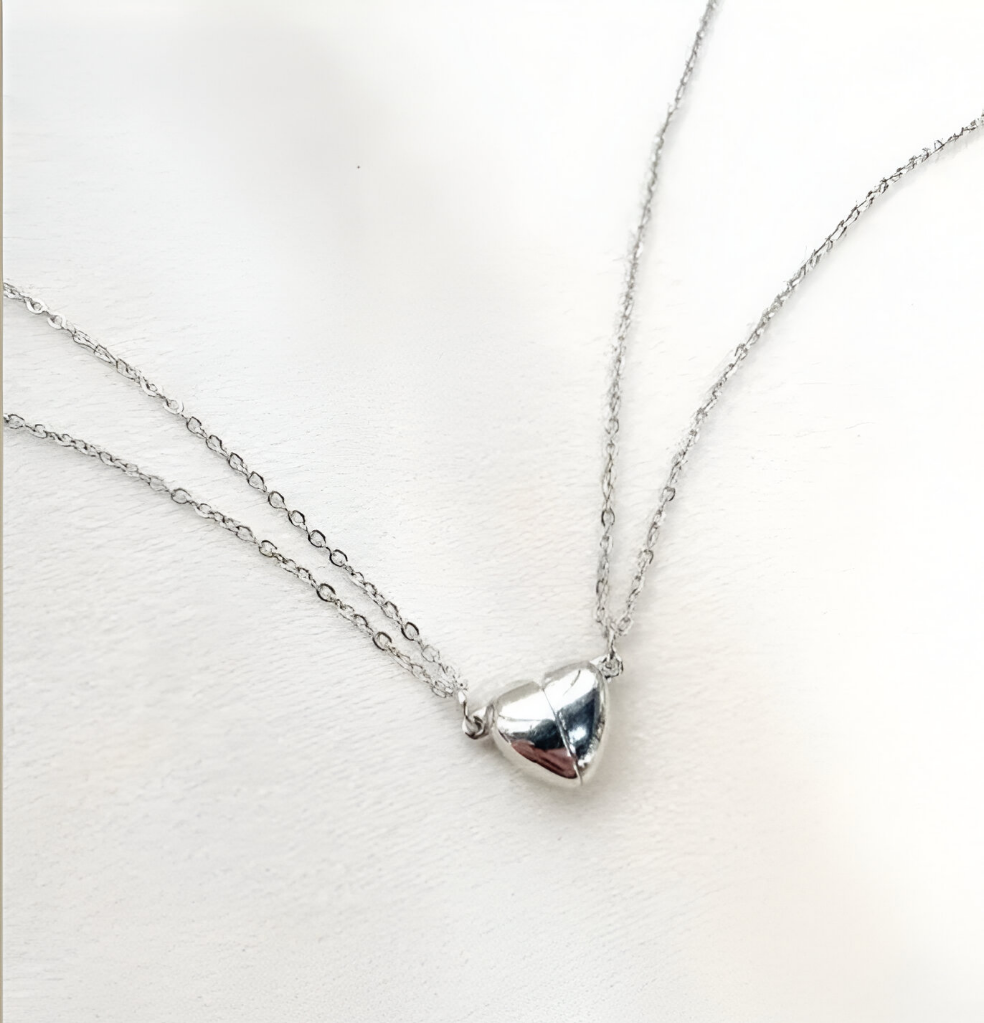 Fashion Heart Couple Necklace for Women & Men