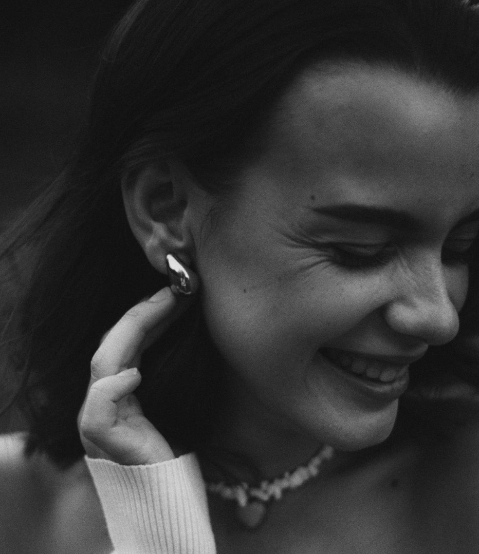 Teardrop Gold Plated Earrings