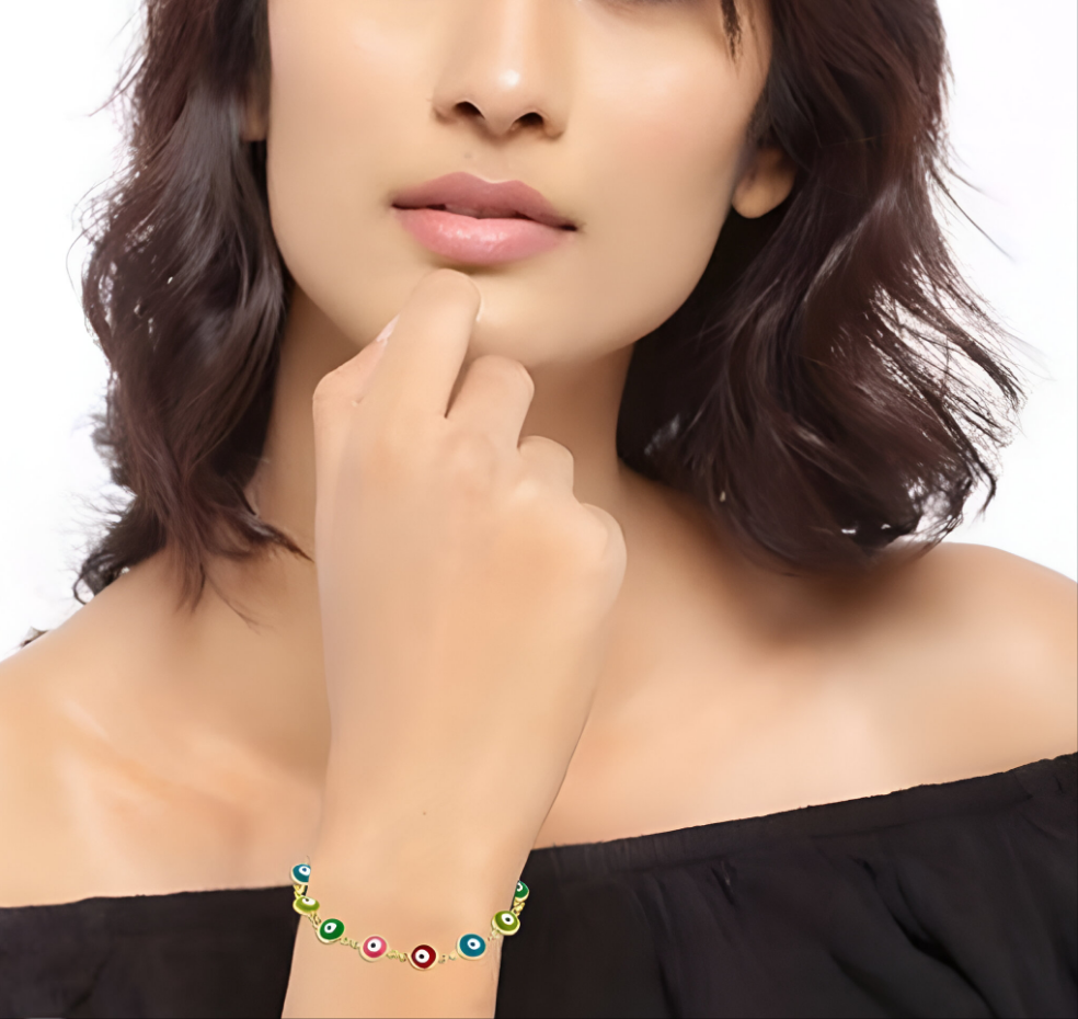 Evil Eye Gold Plated Bracelet
