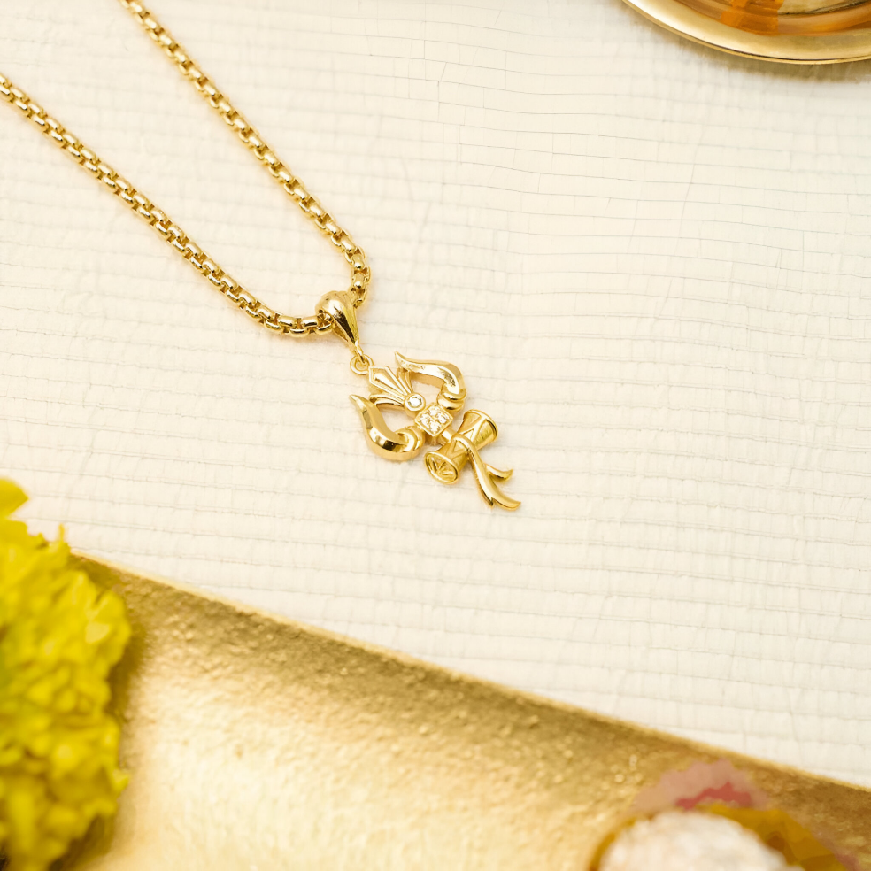 Trishul Pendant With Chain