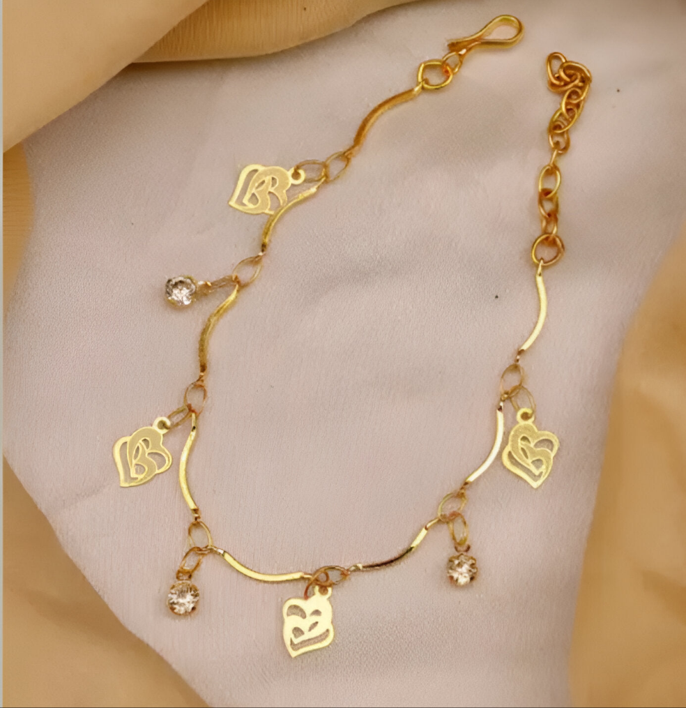 Lova Heart Gold Plated Bracelet
