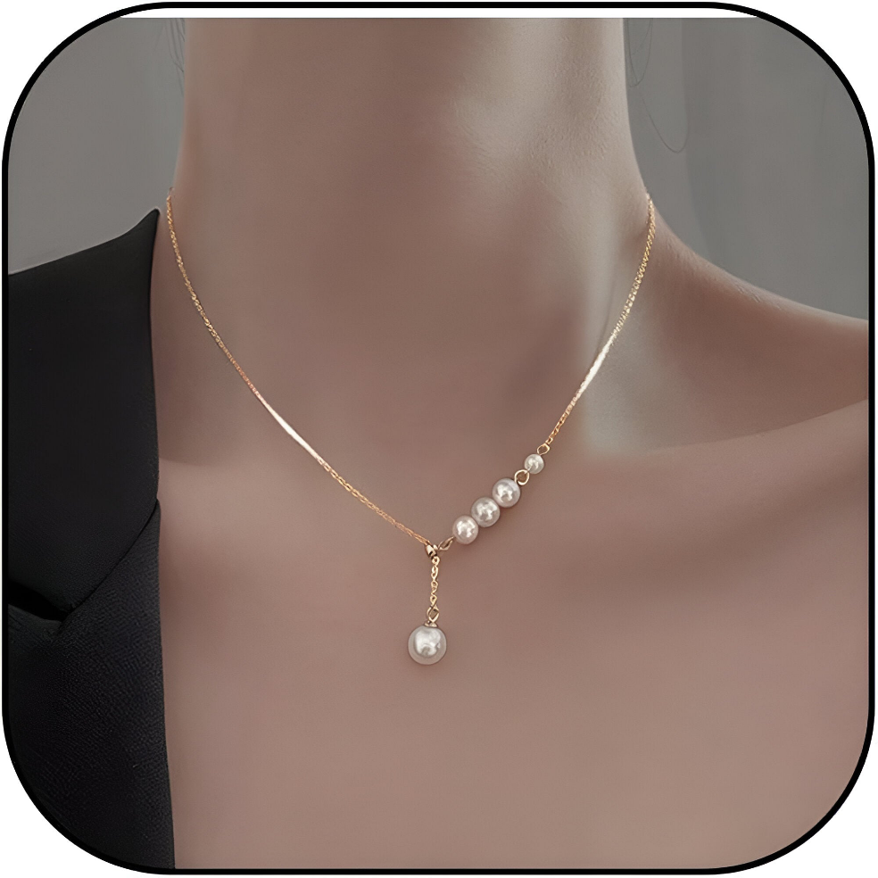 Eira Pearl Gold Plated Necklace