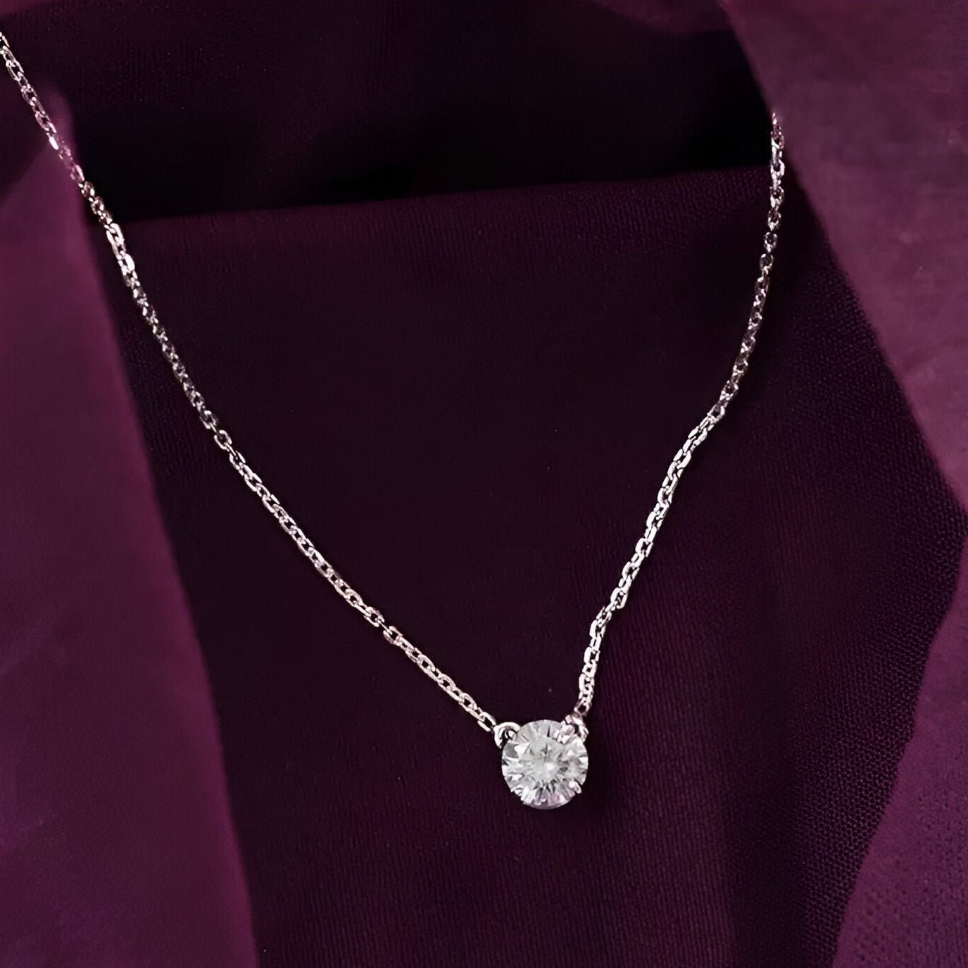 Stone Silver Necklace