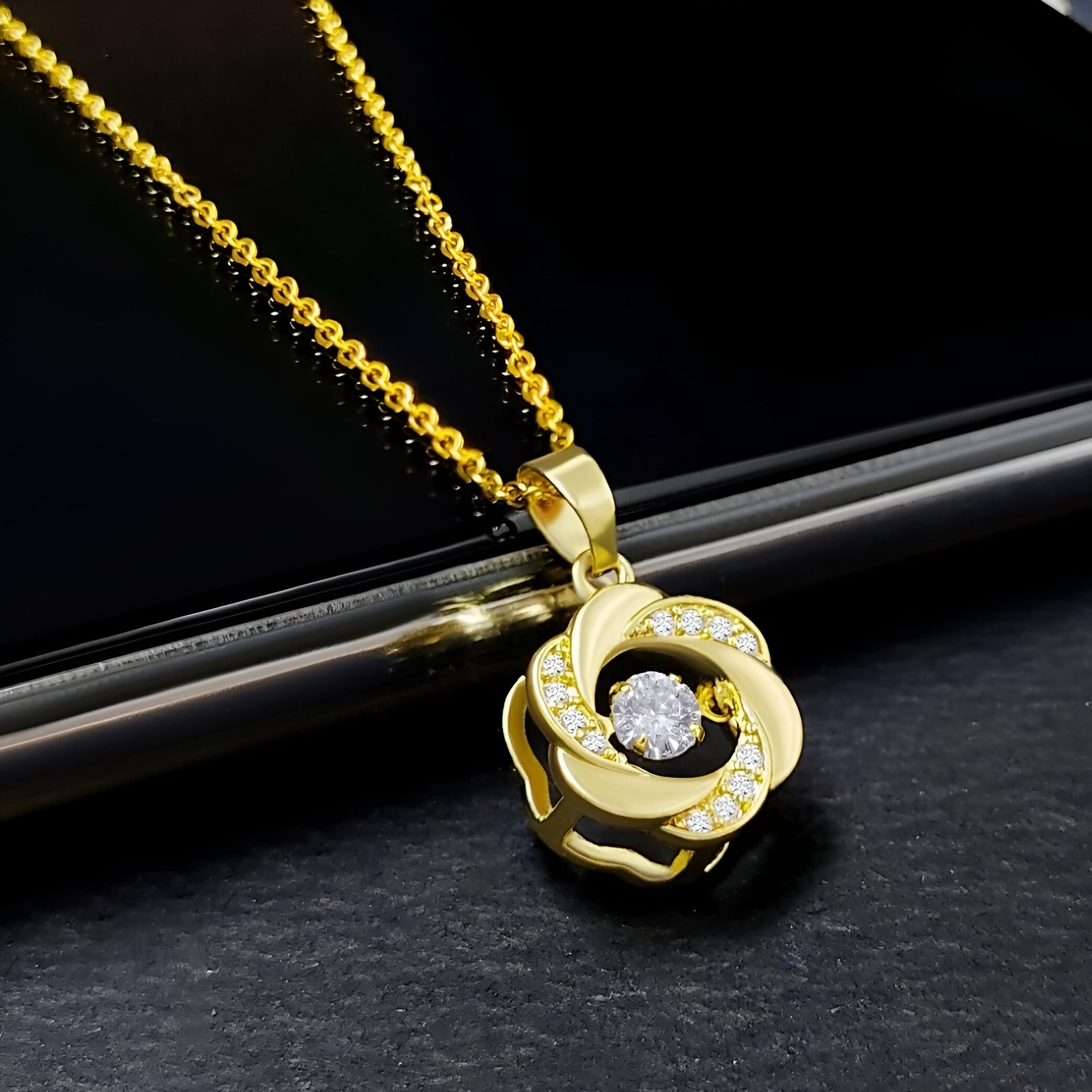 AURI American Diamond Necklace