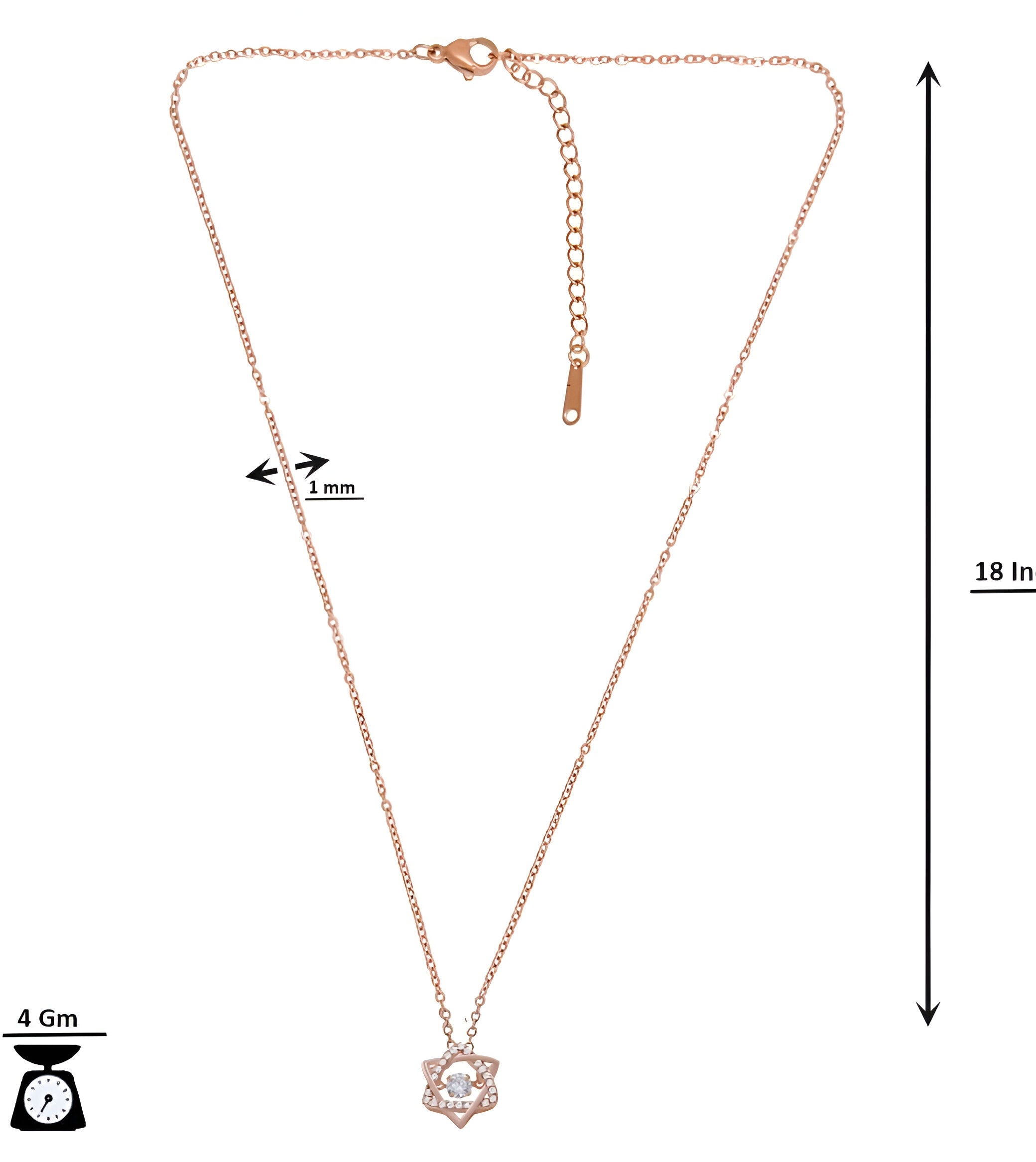 AURI American Diamond Necklace