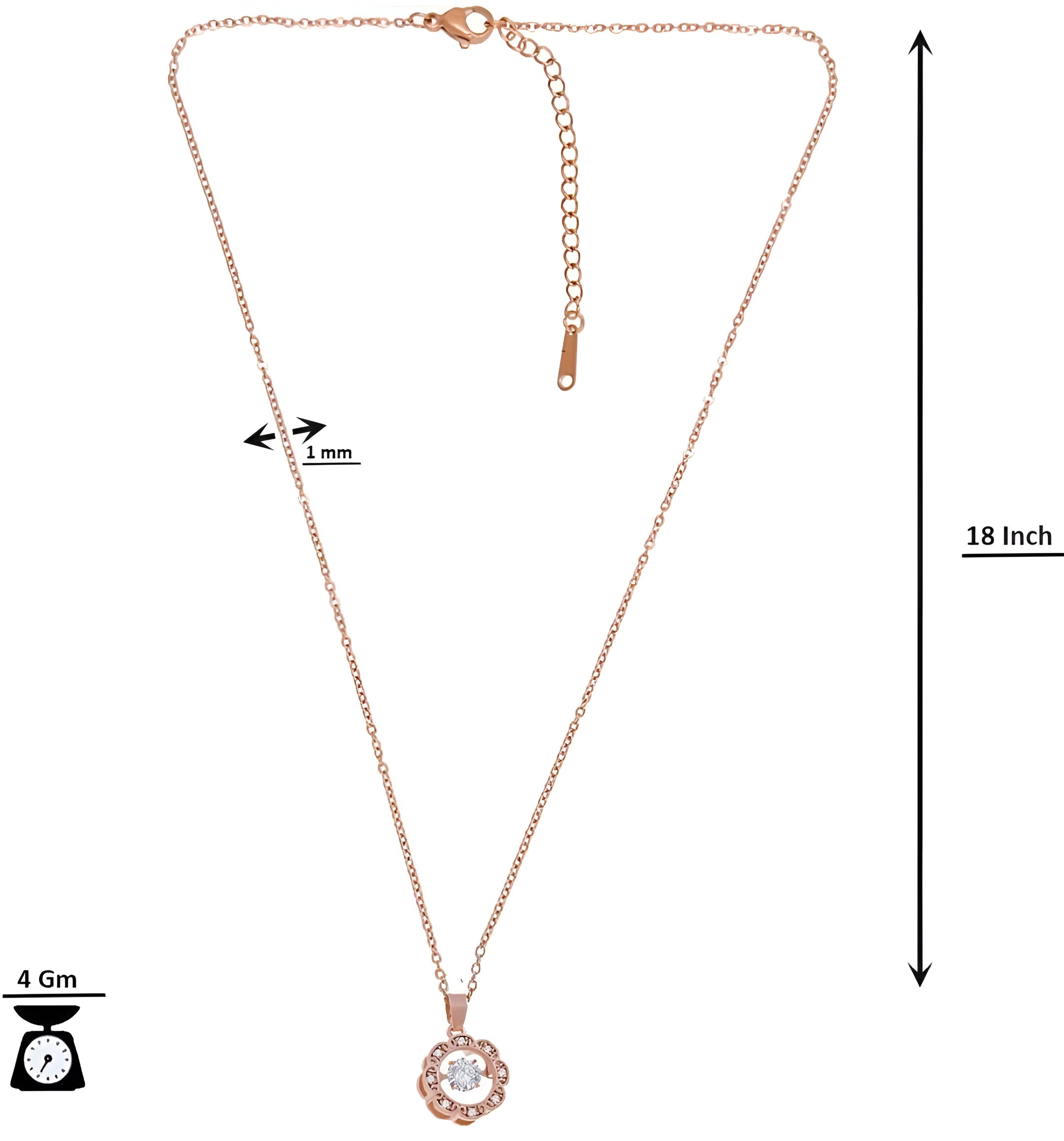 AURI American Diamond Necklace