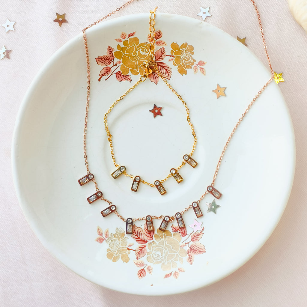 Oryn Duo Bracelet & Necklace Set