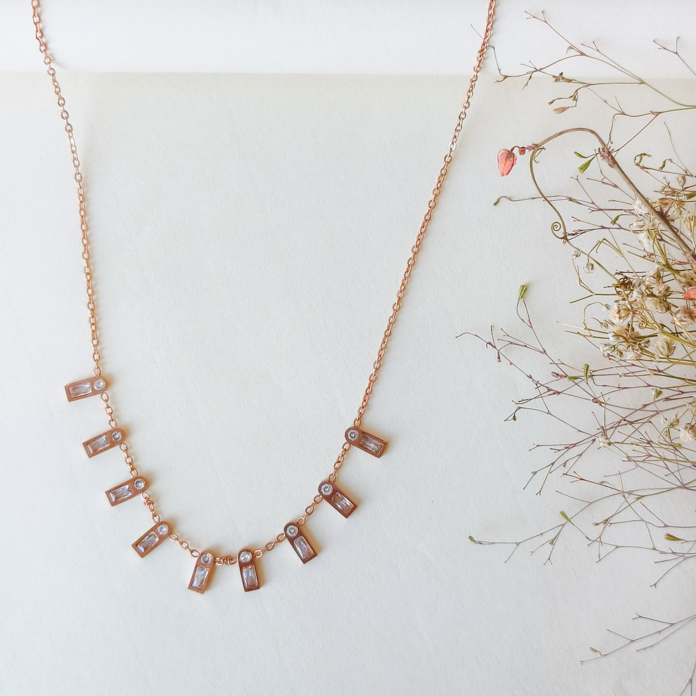 AURI Rose Gold Plated Necklace