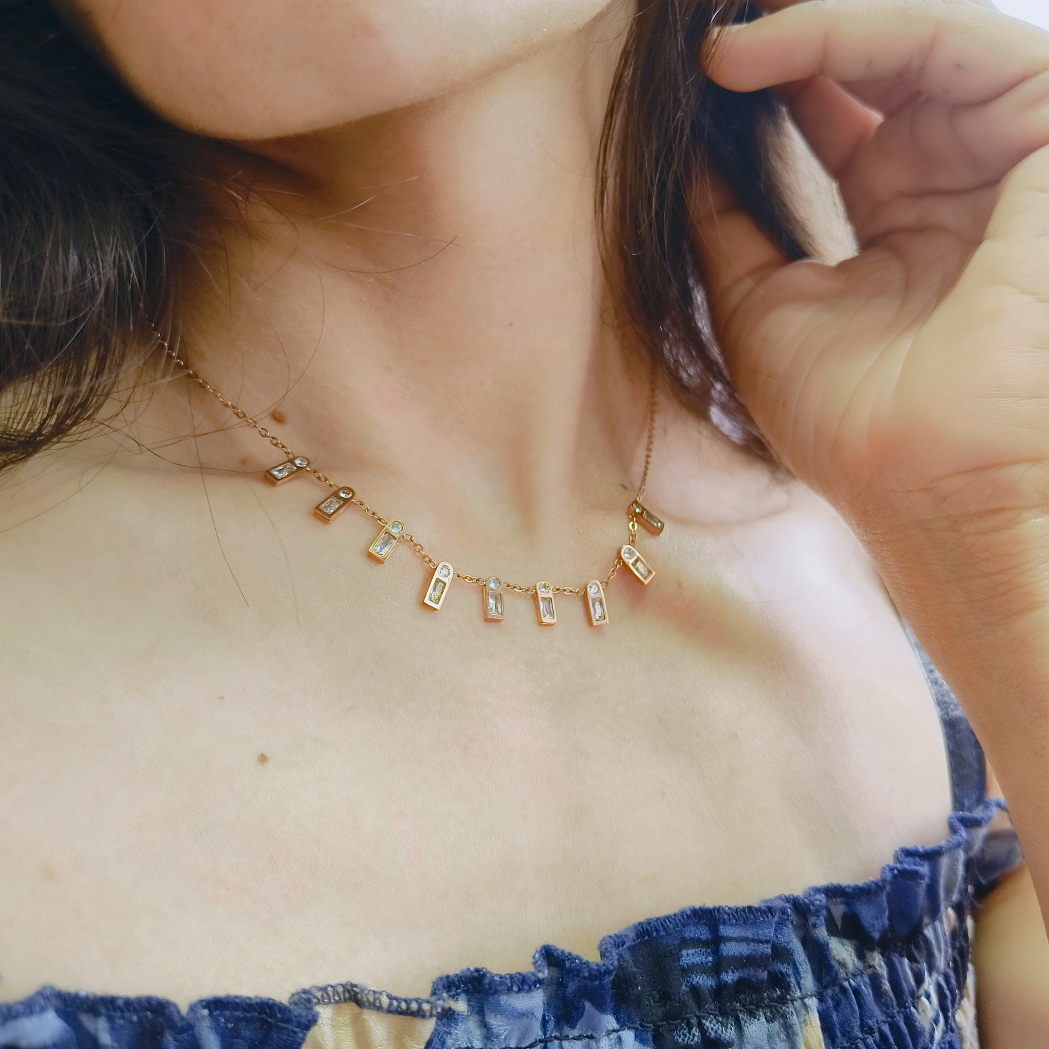 AURI Rose Gold Plated Necklace