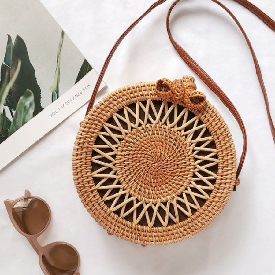 Belle Mode Circle Boho Crossbody Bohemian Shoulder Bag for Women