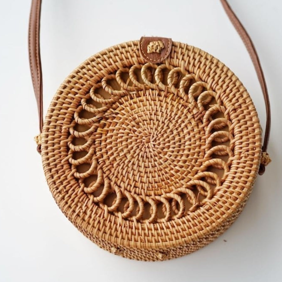 Belle Mode Circle Boho Crossbody Bohemian Shoulder Bag for Women