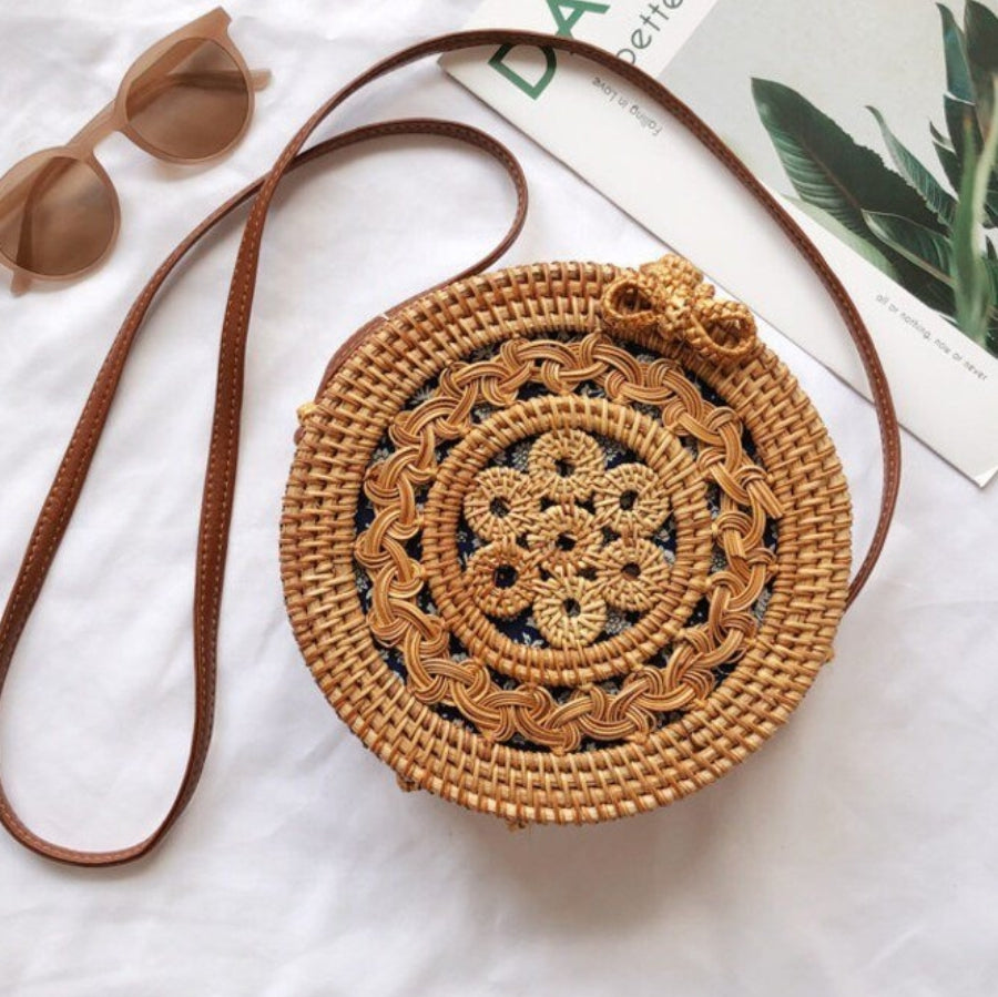 Belle Mode Circle Boho Crossbody Bohemian Shoulder Bag for Women