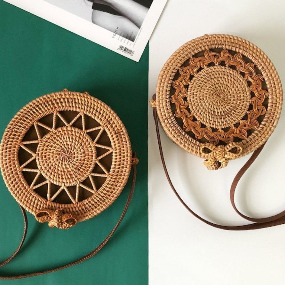 Belle Mode Circle Boho Crossbody Bohemian Shoulder Bag for Women