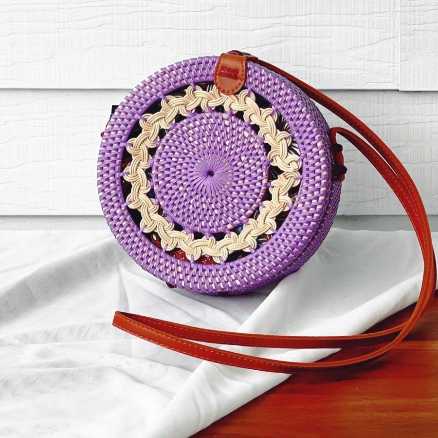 Belle Mode Multicolour Circle Boho Crossbody Bohemian Shoulder Bag for Women