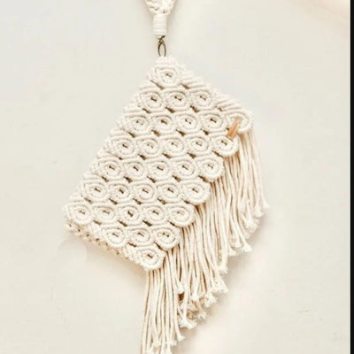 Belle Mode Macrame Sling Bag Boho Tote, Fancy Shoulder Purse for Women